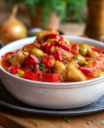 Sauté de veau aux olives