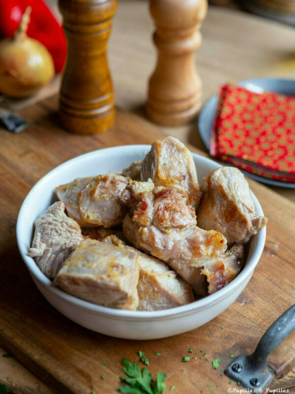 Sauté de veau coloré
