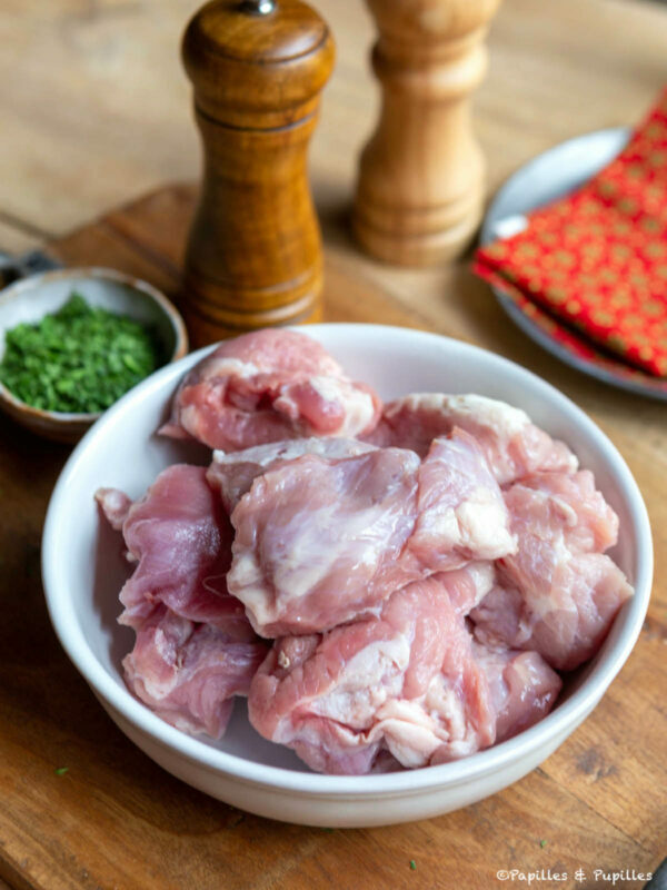 Sauté de veau cru