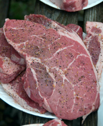 Steak cru