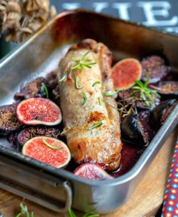 Filet mignon aux figues, Porto et romarin