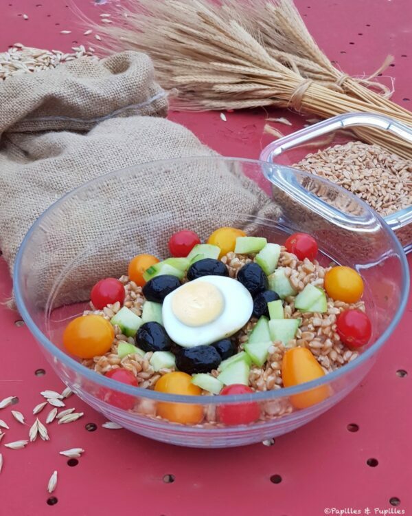 La salade de petit épeautre de Nadine
