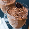 Homemade Dark Chocolate Mousse with Chocolate Crumbs