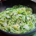 Spaghetti de courgettes au Parmesan