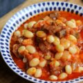 Cocos de Paimpol à la tomate et au chorizo