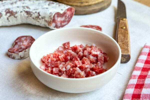 Dés de saucisson