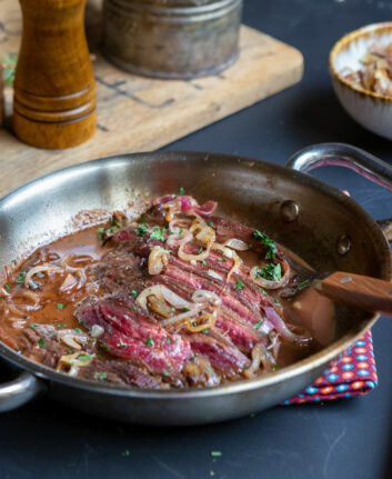 Bavette à l'échalote