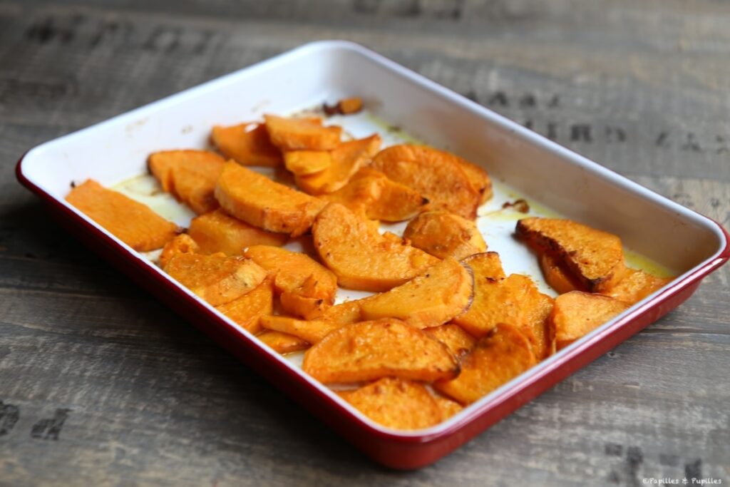 Patates douces après cuisson