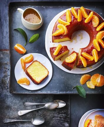 Gâteau moelleux aux amandes et aux clémentines