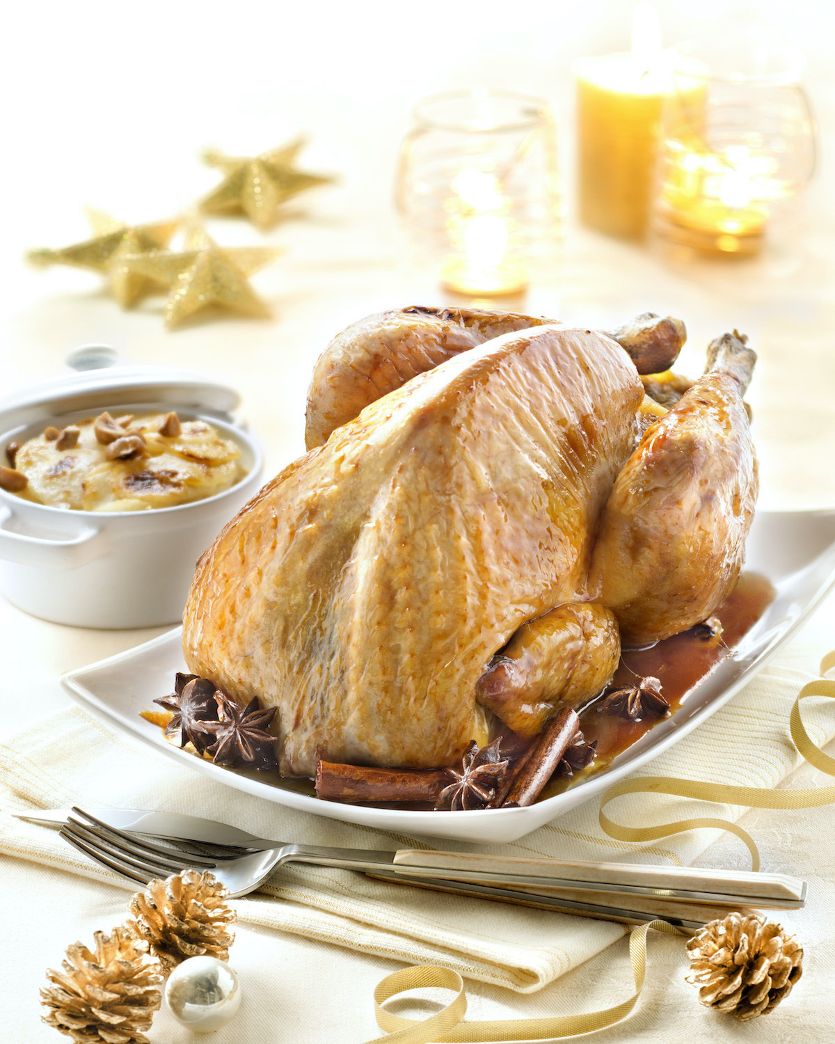 Chapon de pintade ©Synalaf:Volailles Label Rouge