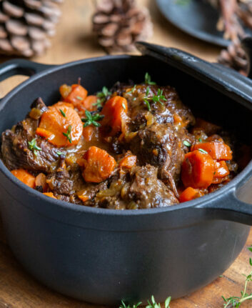 Joues de boeuf au Whiskey