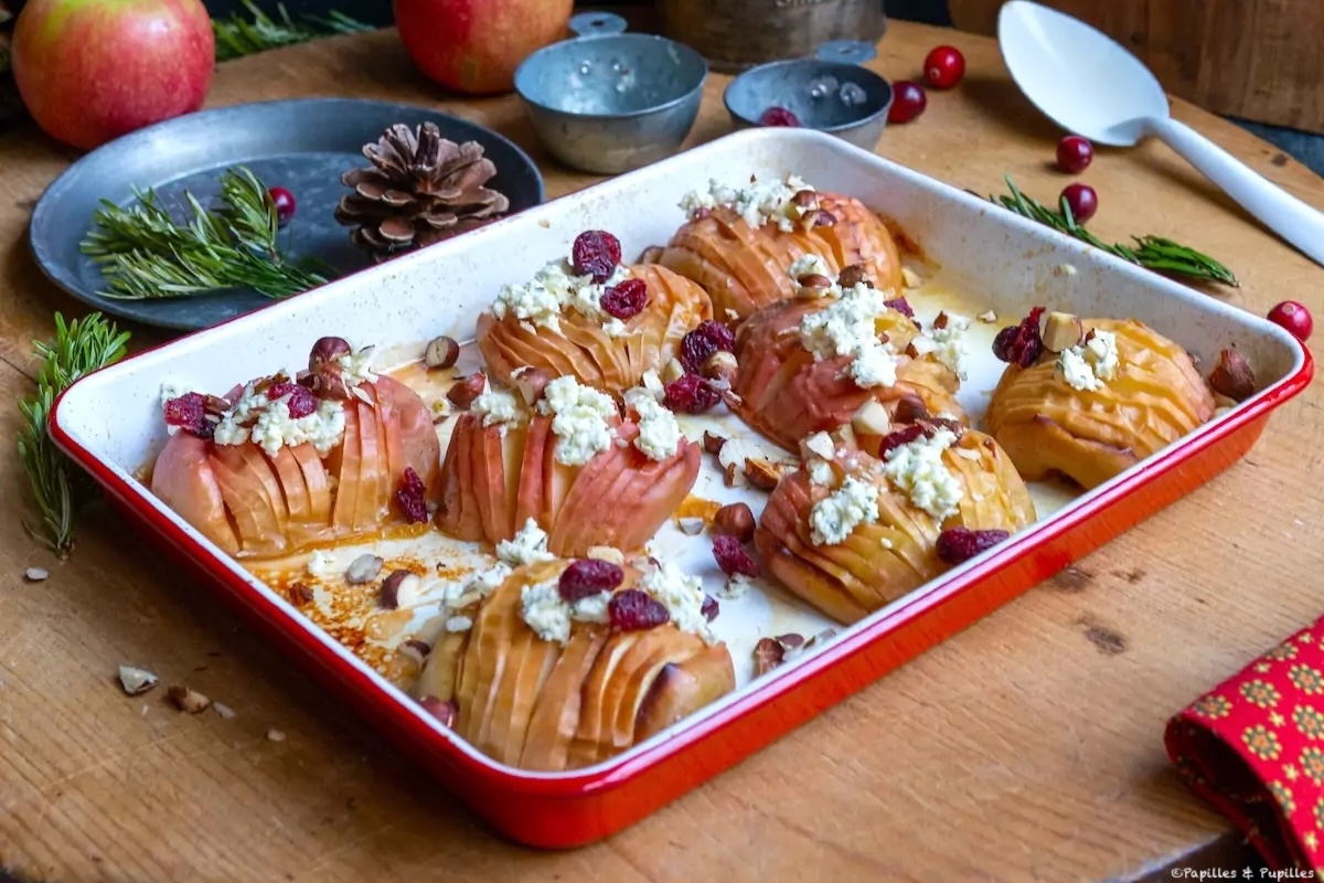 Pommes Hasselback cuites