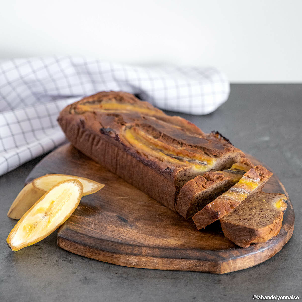 Banana bread sans gluten ©labandelyonnaise