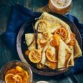 Crêpes aux agrumes confits