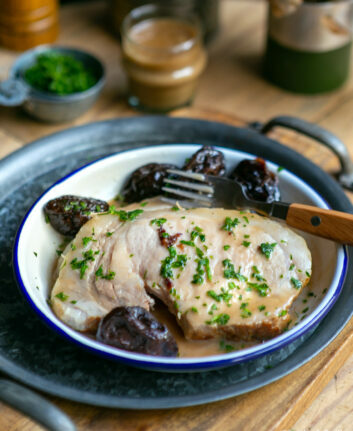 Rôti de porc aux pruneaux