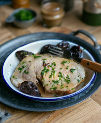 Rôti de porc aux pruneaux