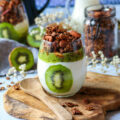 Verrines du petit déjeuner au kiwi et granola