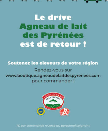 Drive agneau de lait des Pyrénées