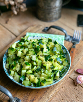 Courgettes à la vanille