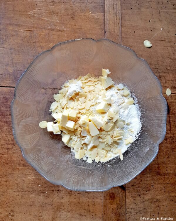 Ingrédients pour crumble