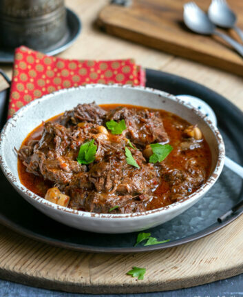Joue de boeuf au Crémant de Bordeaux