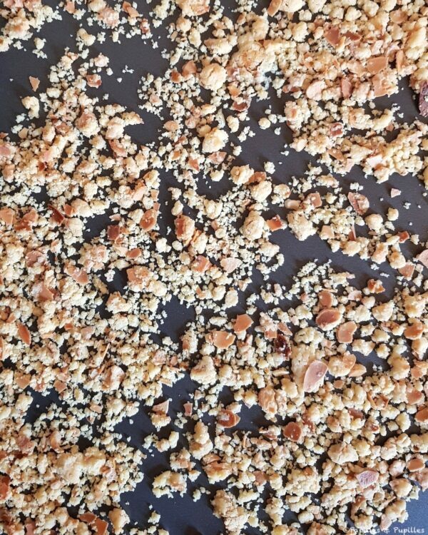 Pâte à crumble cuite