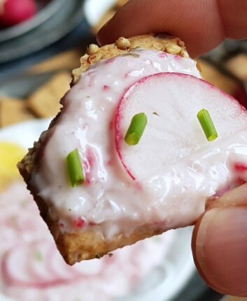 Crackers tzatziki radis