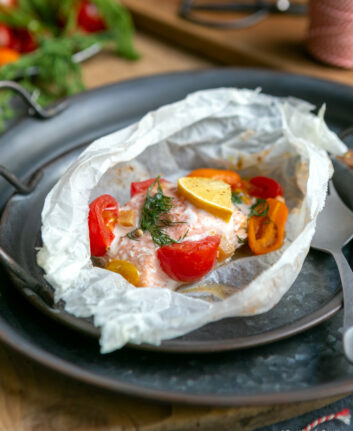 Papillote de saumon