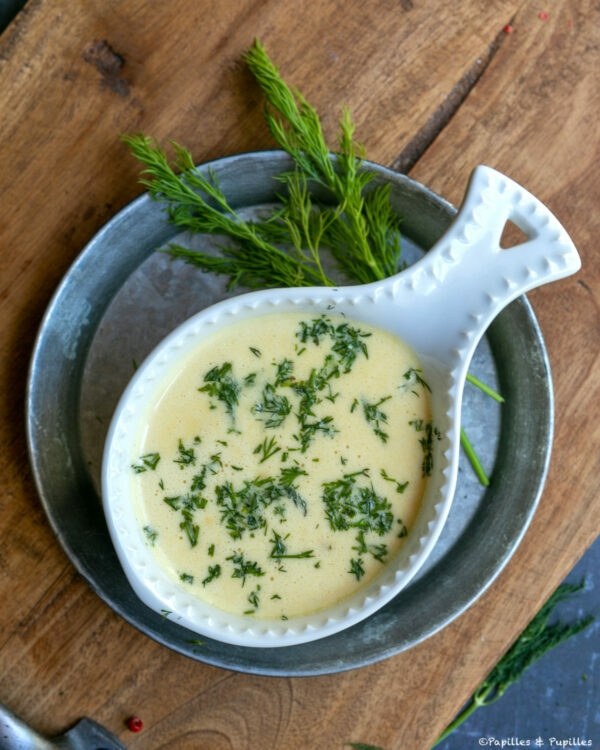 Sauce vin blanc à l'aneth