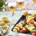 Brochette de légumes d'été