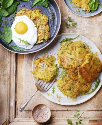 Galettes de légumes au Comté ©TMA Cniel