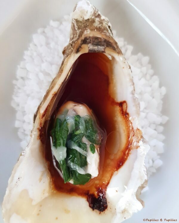 Huîtres au verjus de crépinette