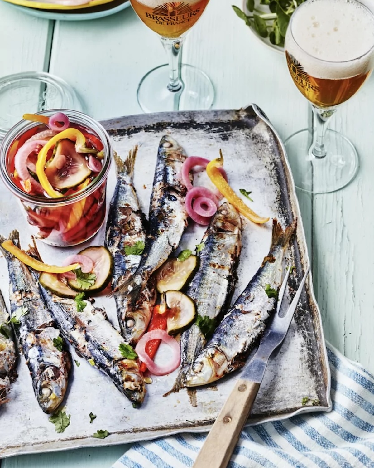 Sardines à la plancha