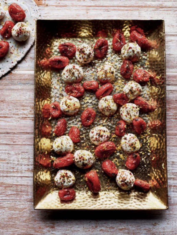 Tomates rôties au thym et zaatar