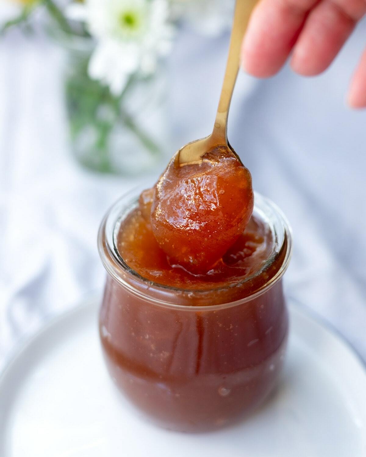 Pot de confiture maison pour illustrer l’usage de l’agar-agar