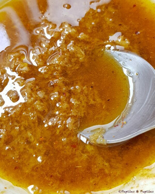 Mélange huile épices