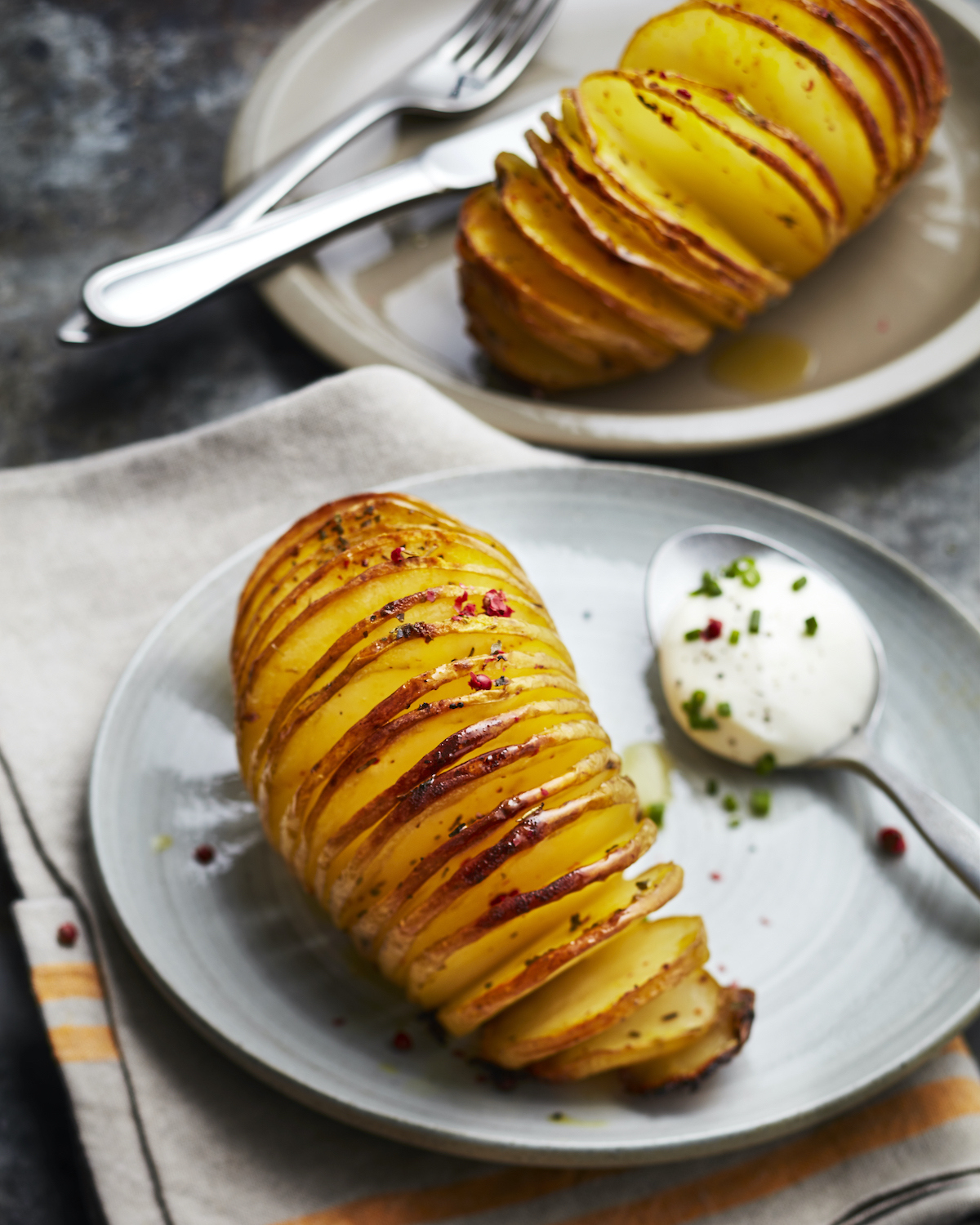 Pommes de terre Hasselback ©UE CNIPT Amélie Roche 