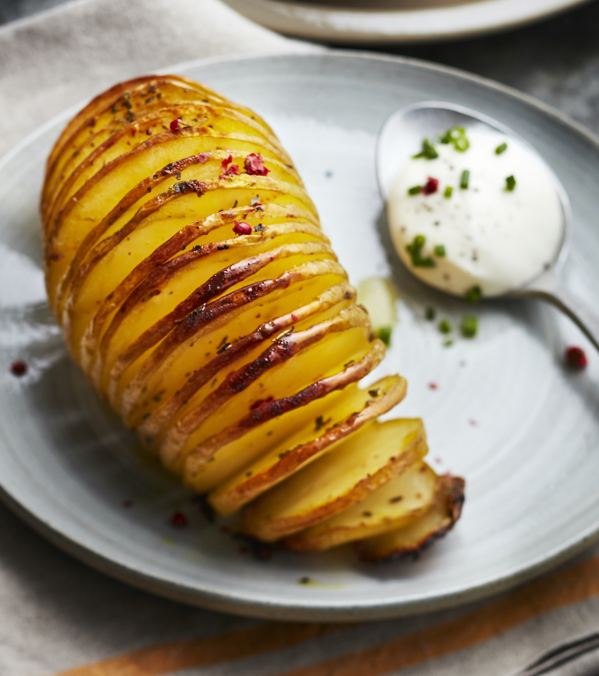 Pommes de terre Hasselback ©UE CNIPT Amélie Roche