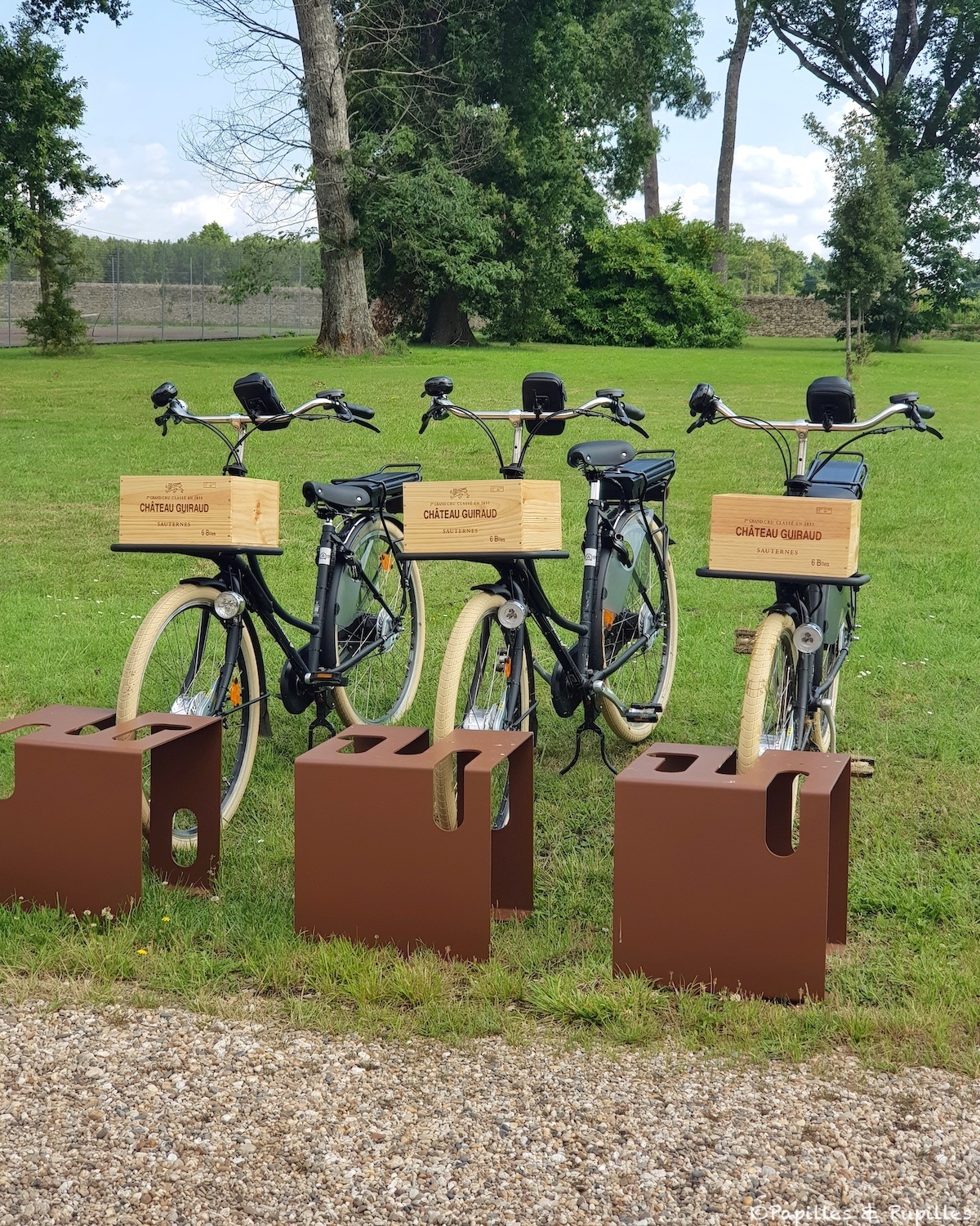 Vélos électriques - Château Guiraud