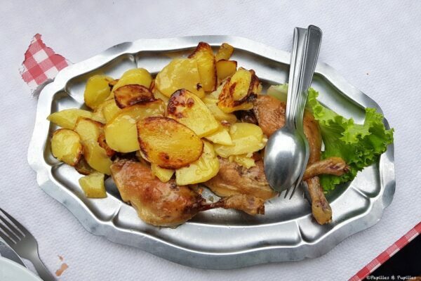 Confit et patates sautées