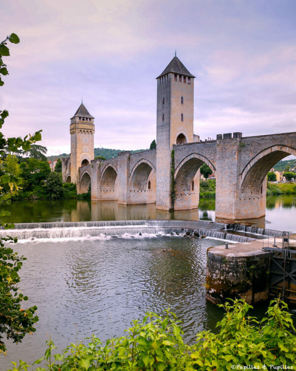 Coucher de soleil sur le pont Valentré