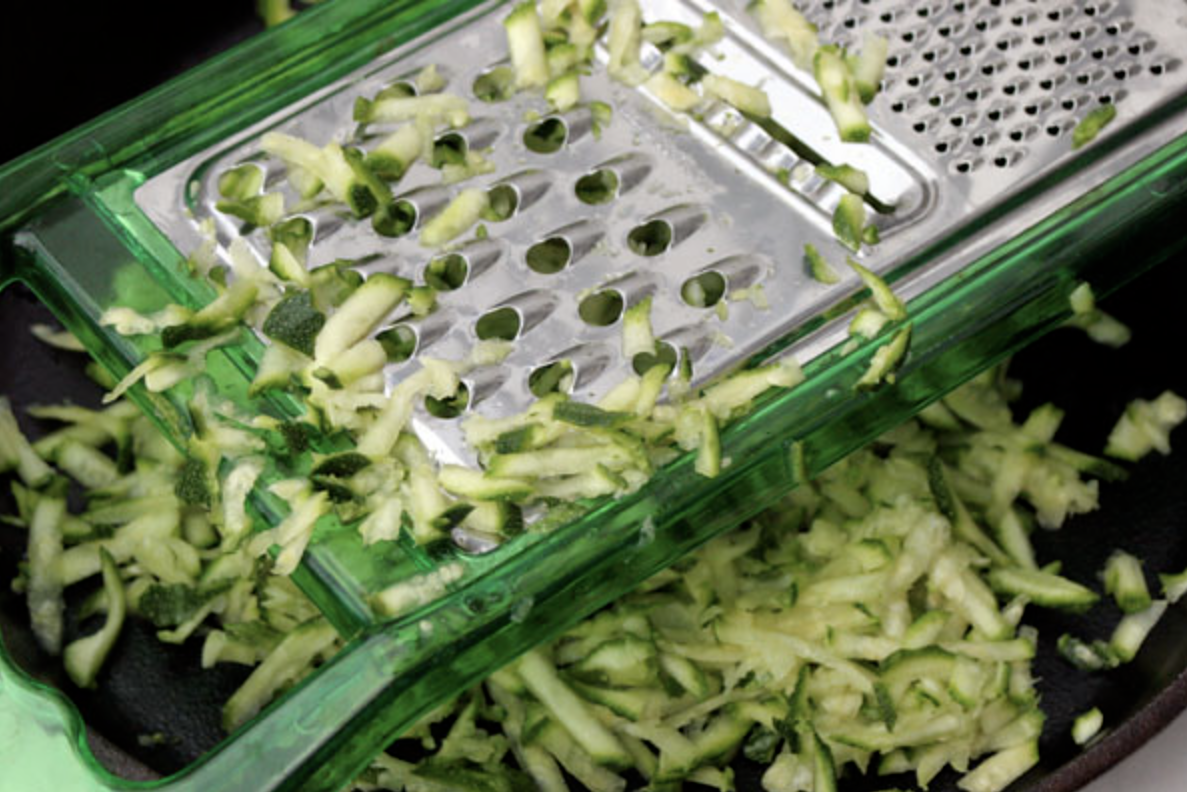 Courgettes râpées