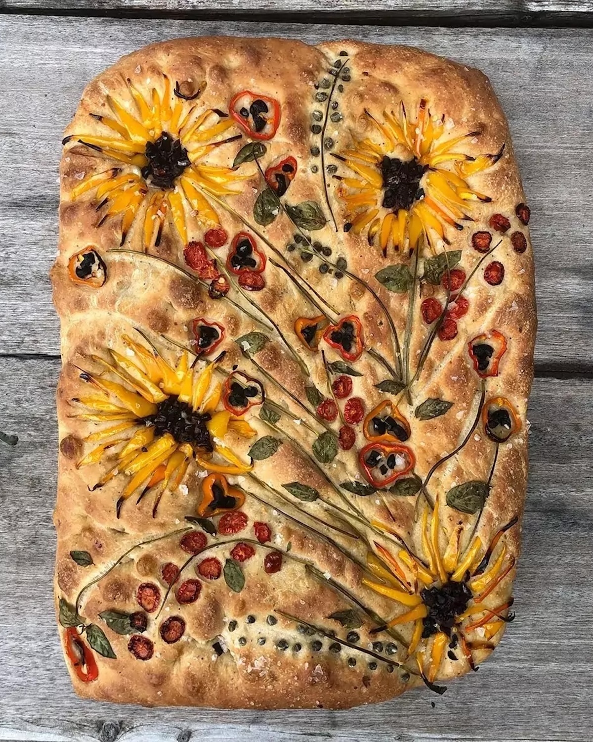 Focaccia Tournesol ©Vineyard Baker
