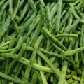 Haricots verts équeutés