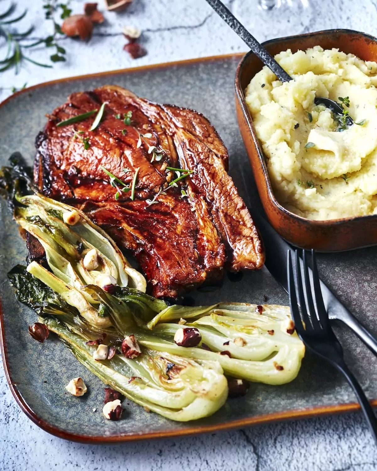 Longe de porc bio en saveurs sucrées salées © Amélie Roche pour Les Viandes Bio/Interbev