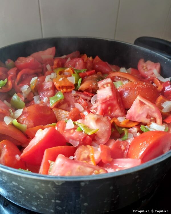 On ajoute les tomates