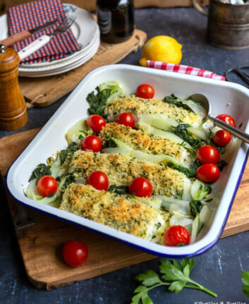 Cabillaud en croûte de Parmesan