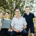 La famille de Rodney Dunn @The Agrarian Kitchen, Tasmanie