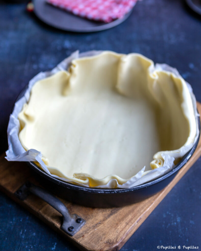 Pâte dans le moule