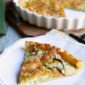 Tarte courgettes mozzarella mascarpone